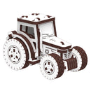 Mr. Playwood | Tractor - All-terrain vehicle | Mechanical Wooden Model