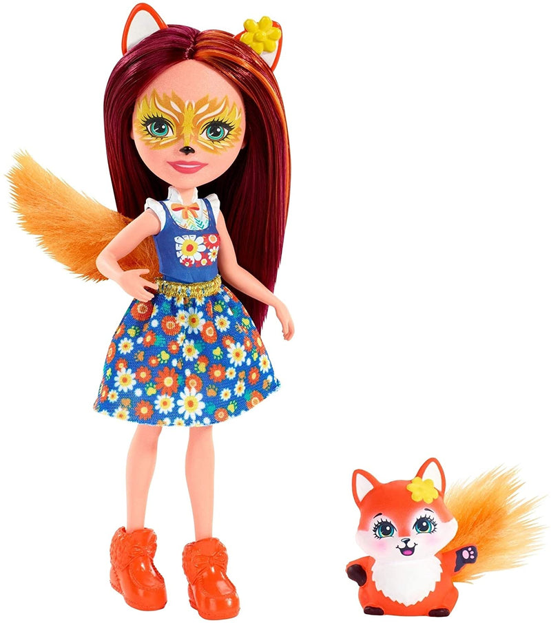 Enchantimals Felicity Fox Doll & Flick, 6-inch (15 cm)