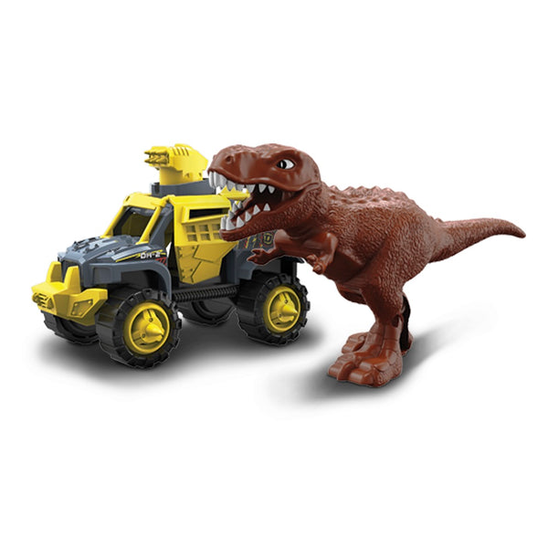 Road Rippers | Playset | Car and T-Rex brown