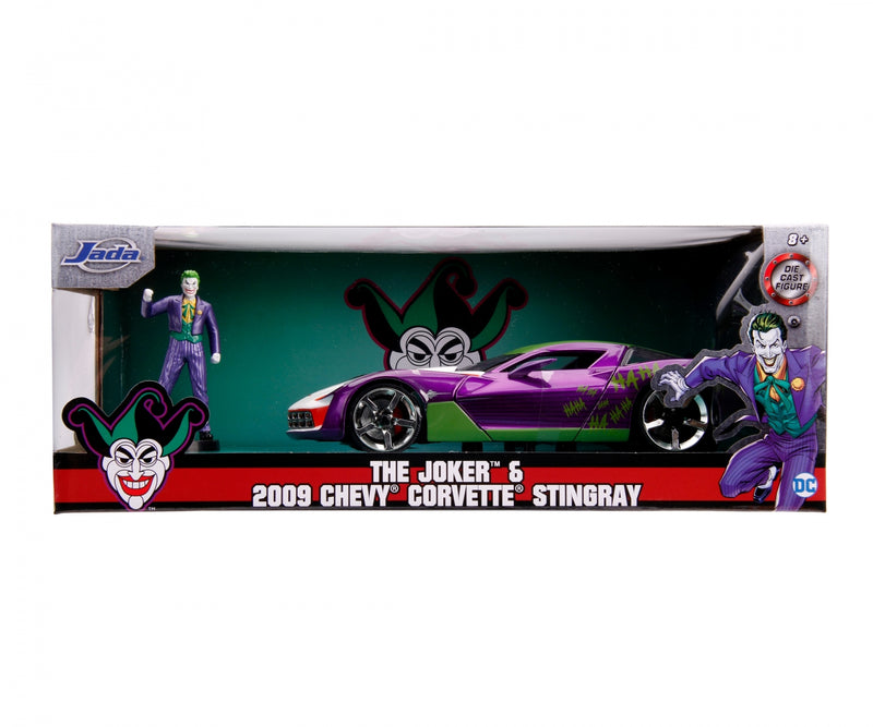 JADA DC Joker 2009 Chevy Corvette Stingra | 1:24