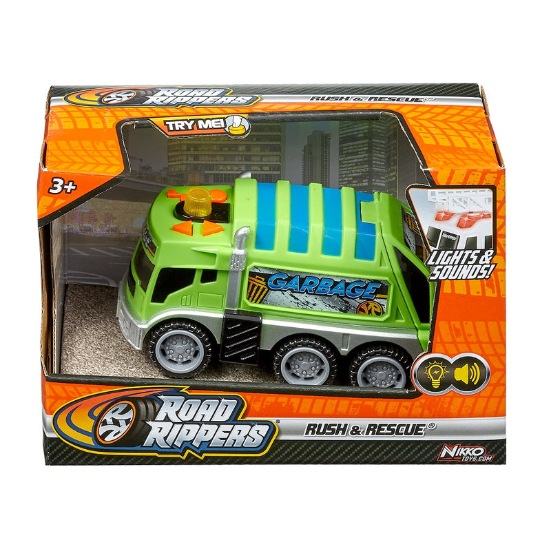 Road Rippers | Light and sound effects | Garbage truck rescuers