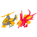 Road Rippers | Playset | Snap'n Play Helicopter and monster Red dragon