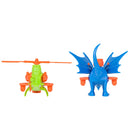 Road Rippers | Playset | Snap'n Play Helicopter and monster Blue dragon
