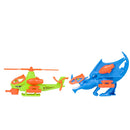 Road Rippers | Playset | Snap'n Play Helicopter and monster Blue dragon