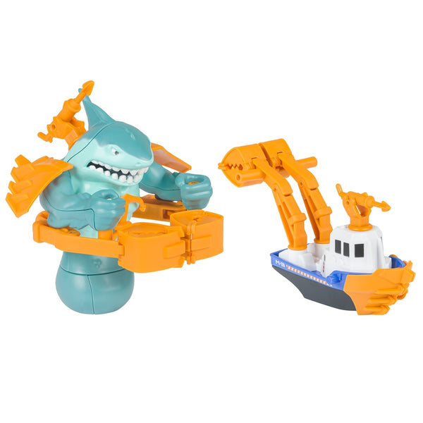 Road Rippers | Playset | Snap'n Play Boat and monster Teal Kraken