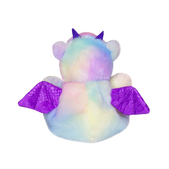 Aurora Soft Toy - Palm Pals Rainbow dragon, 15 cm