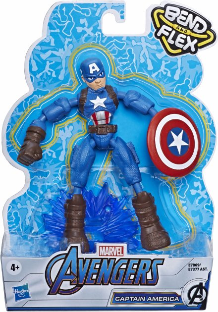 Hasbro | Bend and Flex | Avengers Marvel | Captain America