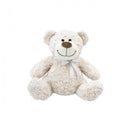 Grand Soft toy Bear (white, with a bow, 27 cm)