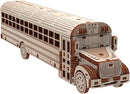 Mr. Playwood | School bus | Mechanical Wooden Model
