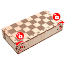 Mr. Playwood | Game “Checkers” | Mechanical Wooden Model