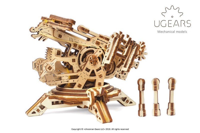 Ugears Mechanical Wooden Archballista-Tower 3D Puzzle - Medieval Siegecraft Expertise