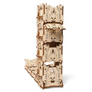 UGEARS - Modular Dice Tower - Dispositivo mecánico de madera para juegos de...