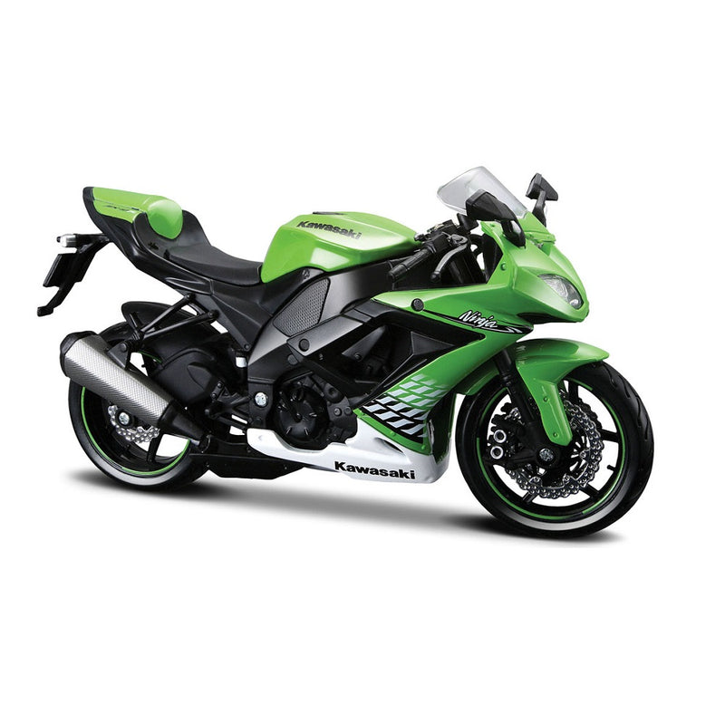 MAISTO | Сollectible moto | Kawasaki Ninja ZX-10R green | 1:12