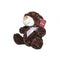 Grand Soft toy Brown bear with a bow (40 cm)