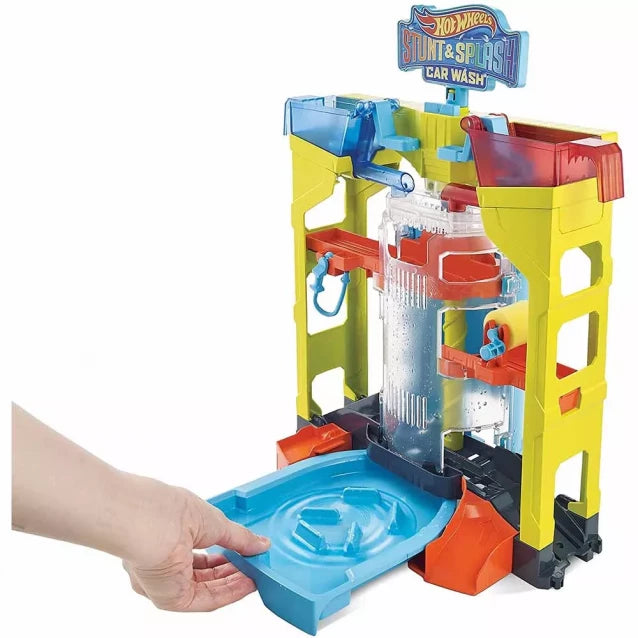 Hot Wheels Play Set - Car Wash: Explosion of Colors from the Color Shifters series