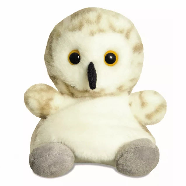 Aurora Soft Toy - Palm Pals Snowy owl, 15 cm