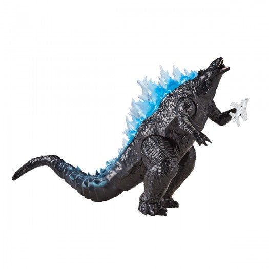 Figure GODZILLA VS. KONG - Godzilla with superpowers and a fighter jet