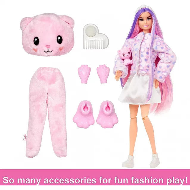 Barbie "Cutie Reveal" doll "Soft and Fluffy" series - a bear  HKR04