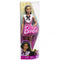 Barbie doll "Fashionista" in a pink dress with a frog  HJT06