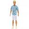 Barbie Ken Doll "Fashionista" in a T-shirt with cacti HJT10