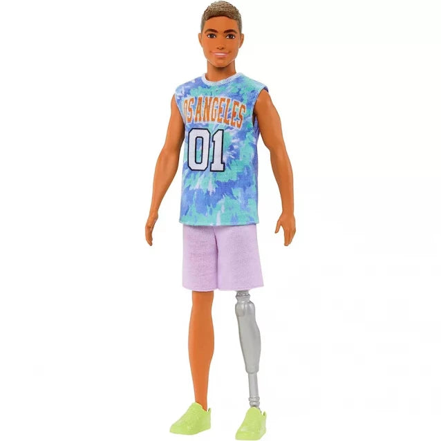 Barbie Ken Doll "Fashionista" with a prosthesis  HJT11