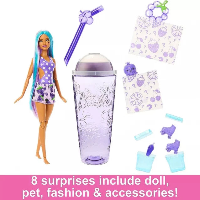 Barbie Pop Reveal doll Juicy Fruits series - grape soda  HNW44