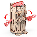 Mr. Playwood | Forest Spirit “Moneybox” | Mechanical Wooden Model