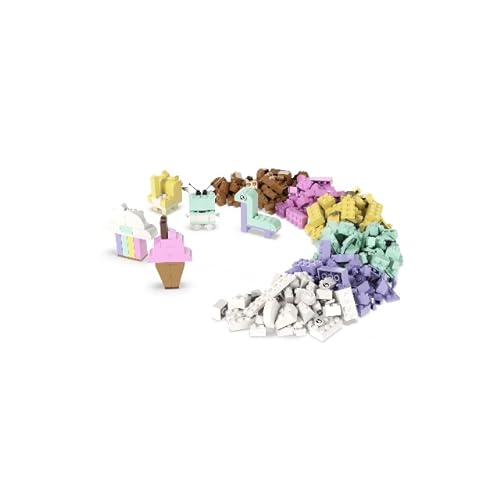 LEGO Classic Creative Pastel Fun Bricks Box 11028, Building Toys