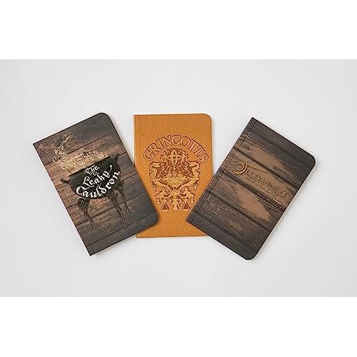 Harry Potter: Diagon Alley Pocket Notebook Collection (Set of 3)