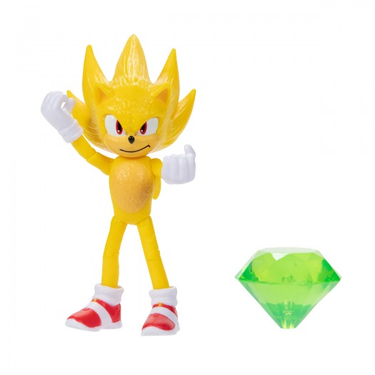 Game figure with articulation SONIC THE HEDGEHOG 2 W2 - Sonic with an emerald 10 cm