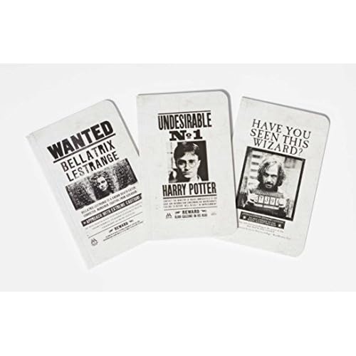Harry Potter: Wanted Posters Pocket Notebook Collection (Set of 3)