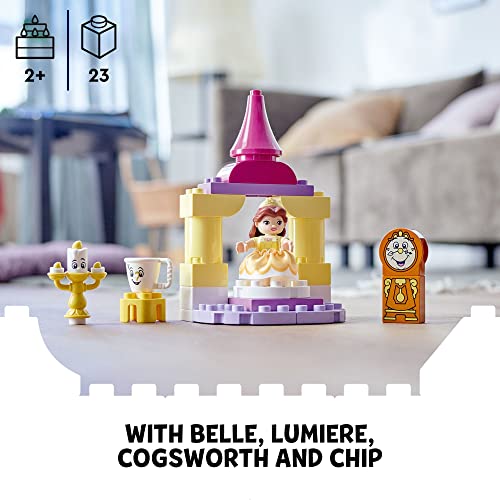 LEGO DUPLO Disney Princess Belle's Ballroom Castle 10960, Beauty and The Beast Building Toy