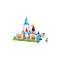 LEGO Disney Princess Creative Castles 43219, Toy Castle Playset with Belle and Cinderella