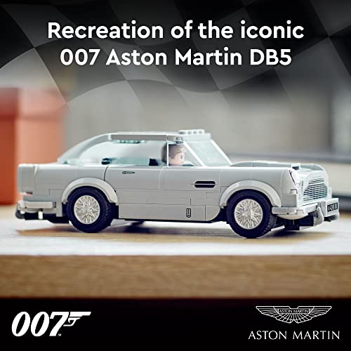 Lego Speed Champions 007 Aston Martin DB5 76911 Building Toy Set Featuring James Bond