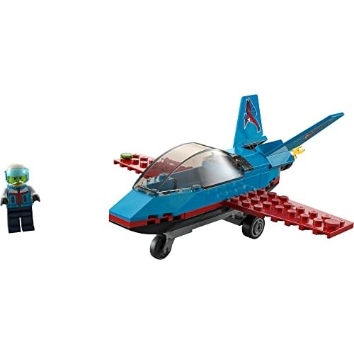 LEGO City Great Vehicles Stunt Plane 60323 Jet Airplane Toy