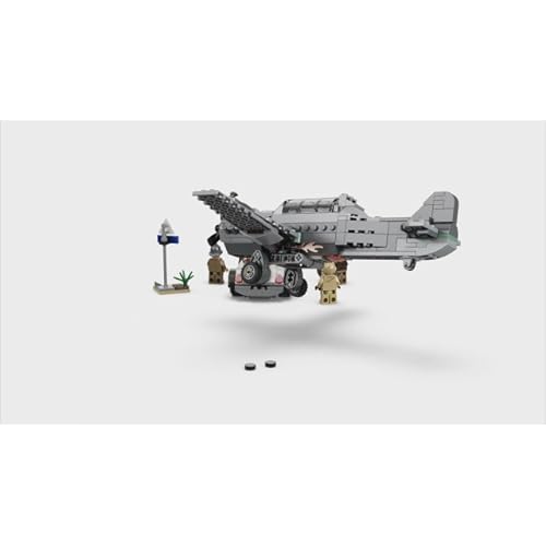 LEGO Indiana Jones and the Last Crusade Fighter Plane Chase 77012 Building Set, Featuring a Buildable Car and Airplane