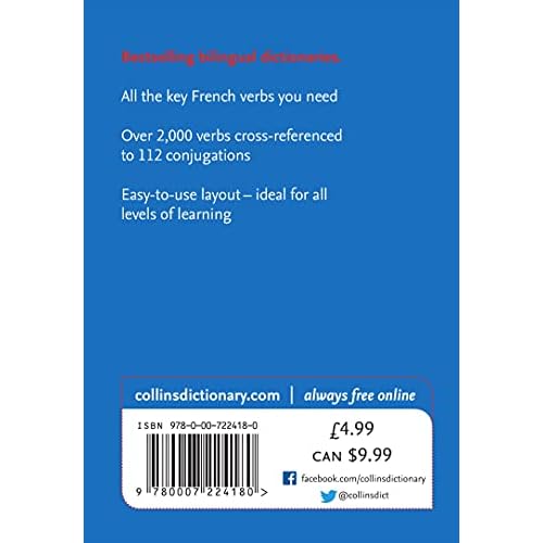 Collins Gem French Verbs (Collins Gem) (French and English Edition)