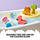 LEGO DUPLO Bath Time Fun: Floating Animal Island 10966 Bath Toy for Babies and Toddlers