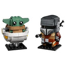 LEGO BrickHeadz Star Wars The Mandalorian & The Child 75317 'Baby Yoda' Building Toy