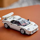 LEGO Speed Champions Lamborghini Countach 76908, Race Car Toy Model Replica, Collectible Building Set