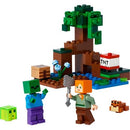 LEGO Minecraft The Swamp Adventure 21240, Building Game Construction Toy