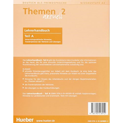 THEMEN AKTUELL 2 Lehrerhdb.A (L.prof.A) (German Edition)