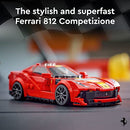 LEGO Speed Champions 1970 Ferrari 512 M Toy Car Model Building Kit 76914 Sports Red Race Car Toy, Collectible Set