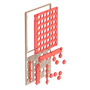 Mr. Playwood | Game “Four in a row” | Mechanical Wooden Model