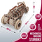 Mr. Playwood | Mechanical Machine “Starbike” | Mechanical Wooden Model