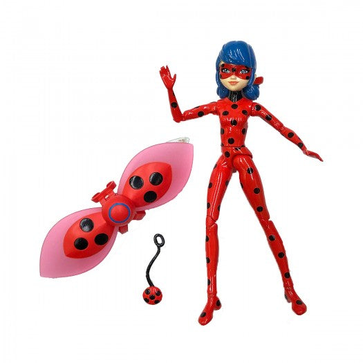 MIRACULOUS Doll Lady Bug and Super Cat S2 - Lady Bug (12 cm)