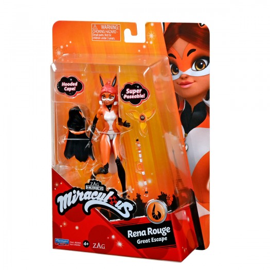 MIRACULOUS Doll Lady Bug and Super Cat S2 - Rena Rouge (12 cm)