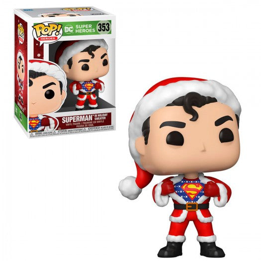 Funko POP! Heroes: DC Holiday - Superman with Sweater #353