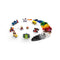 LEGO Classic Bricks and Wheels 11014 Building Toy Set (653 Pieces)