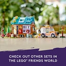 LEGO Friends Mobile Tiny House 41735, Forest Camping Dollhouse Pretend Play Set